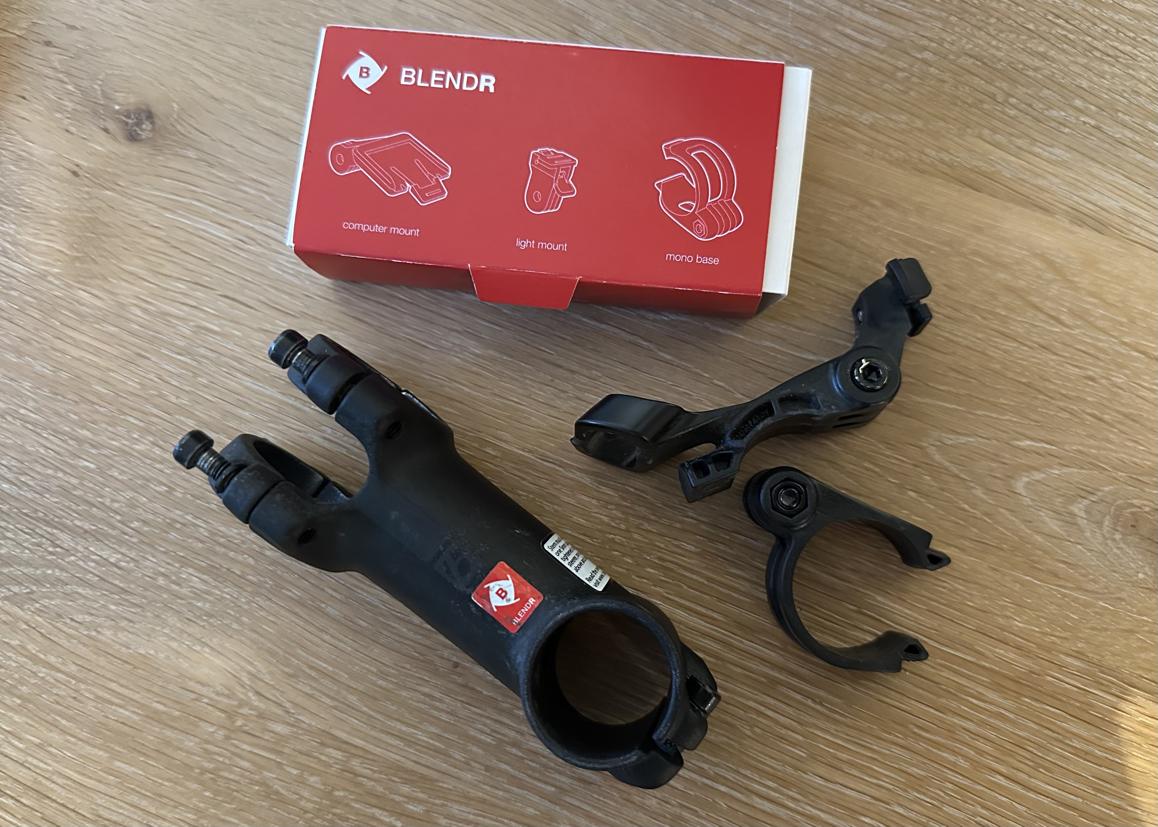80 mm Bontrager stem and mounts